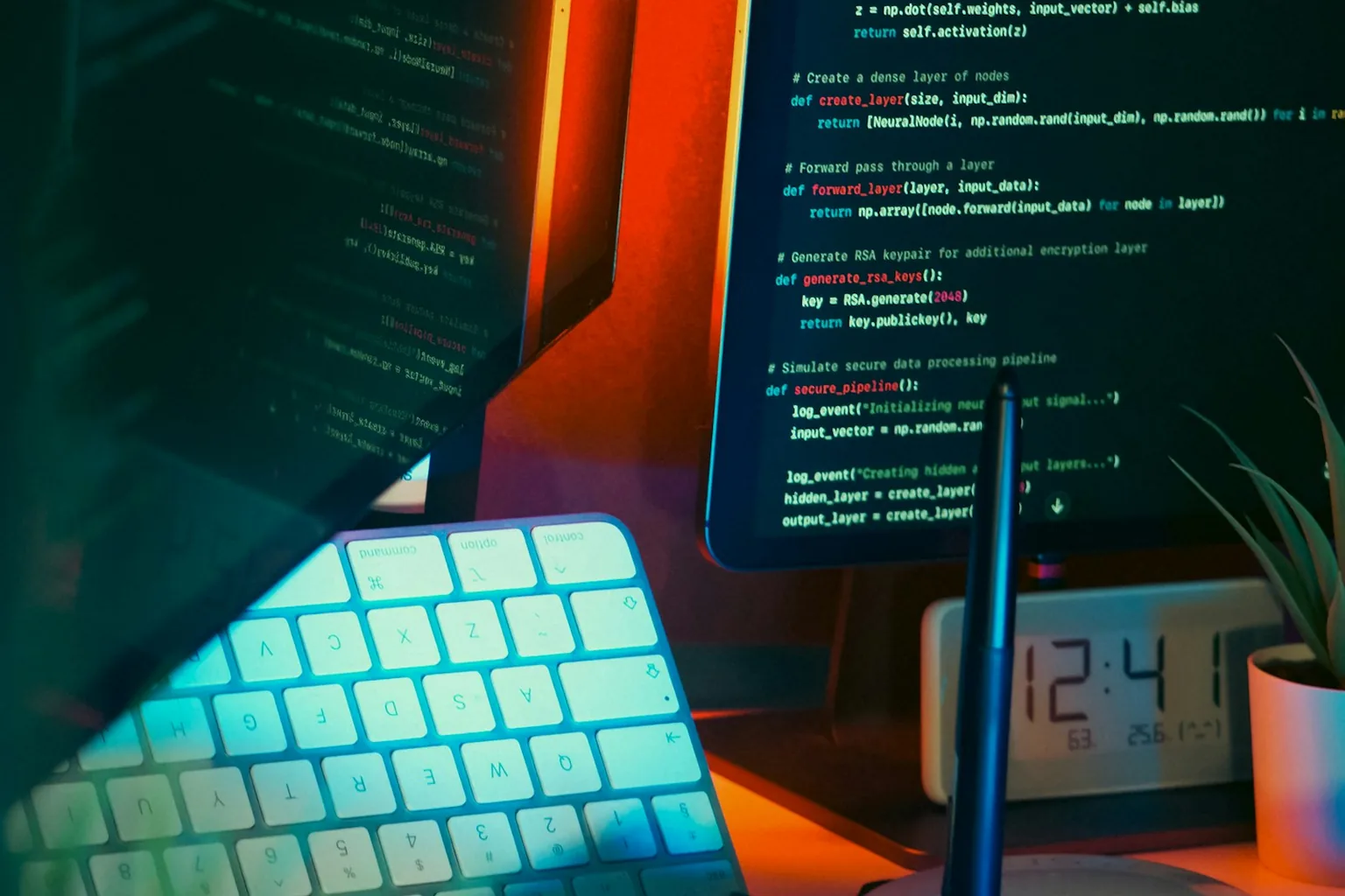 Editor de código en pantalla: desarrollo de plataformas y sistemas a medida